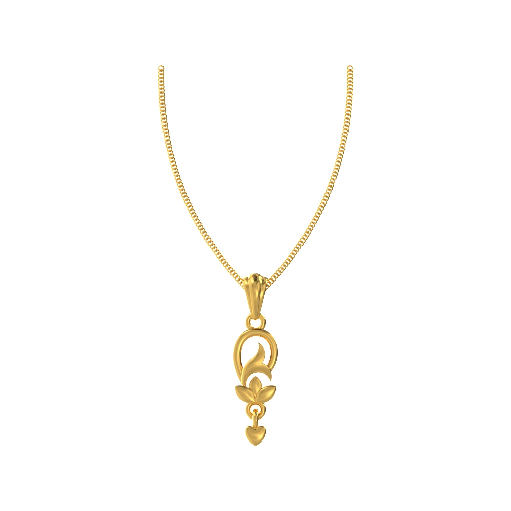 Floral-Gold-Drop-Pendant