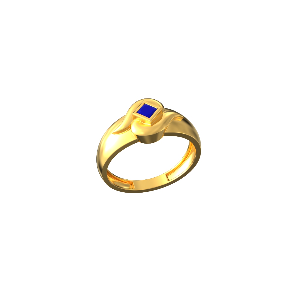 Geometric Glam Square Ring-u