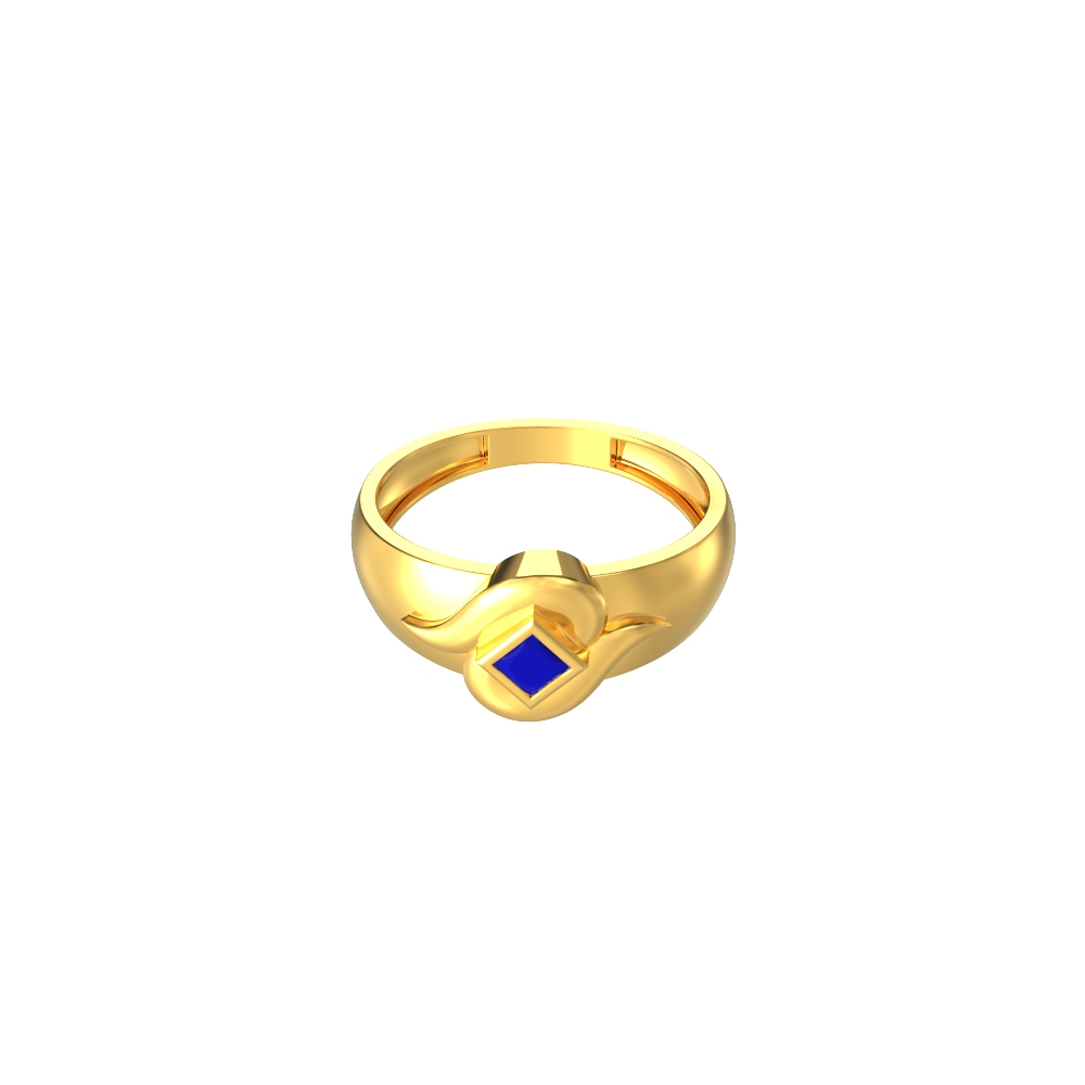 Geometric Glam Square Ring