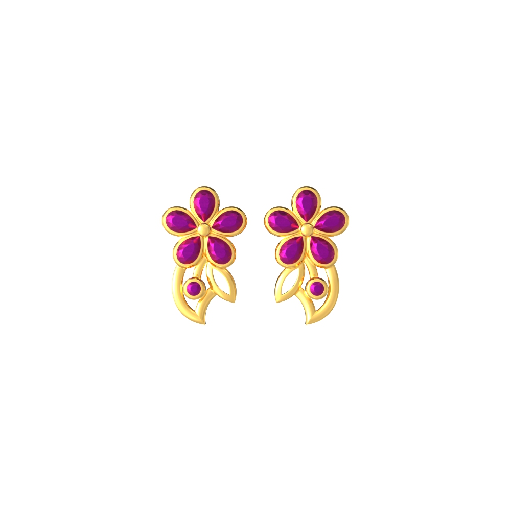 Golden-Blossom-Earrings