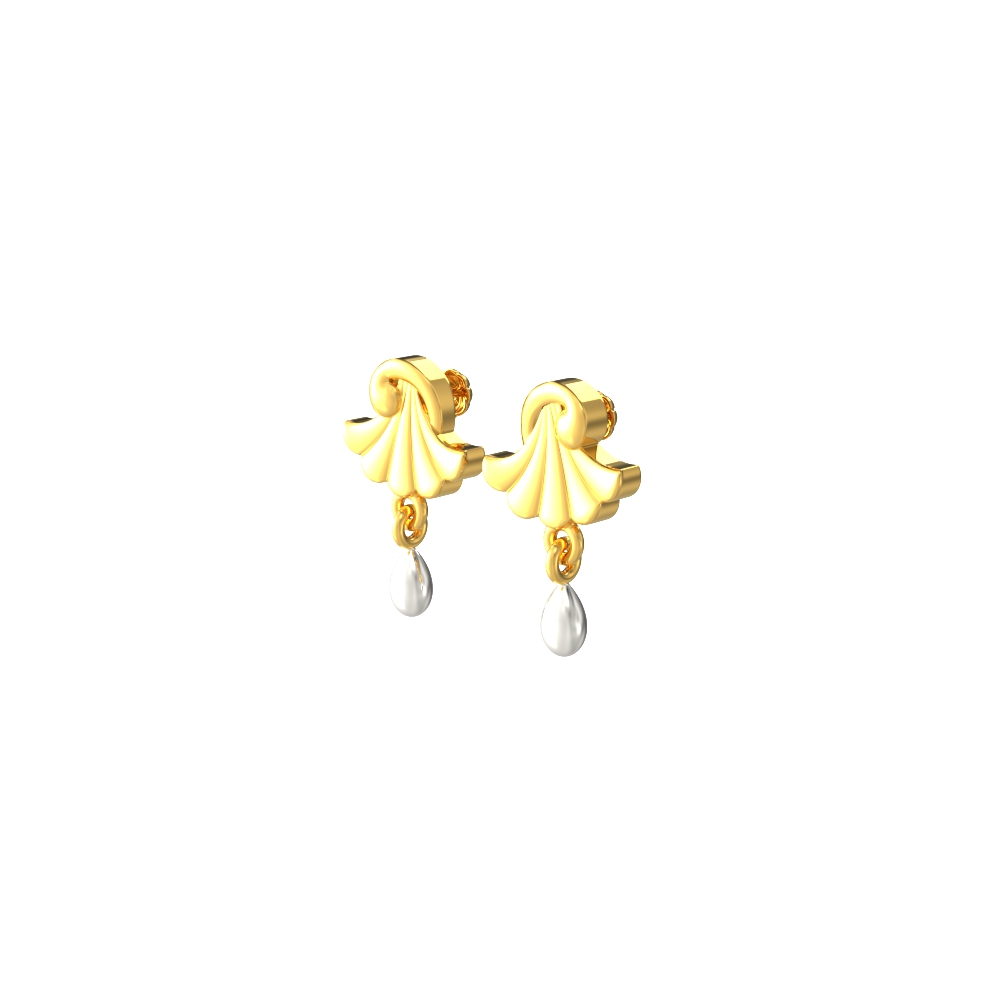 Golden-Cascade-Earring