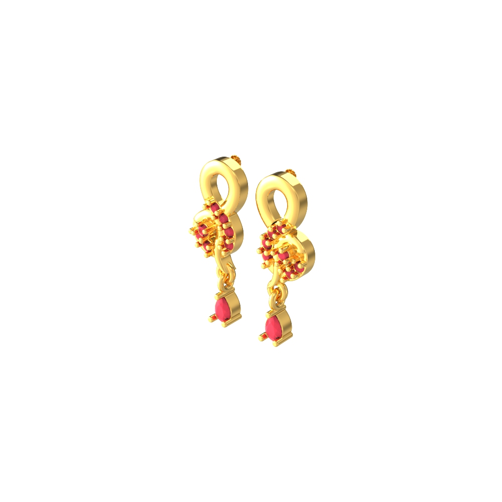 Golden-Curve-Earring