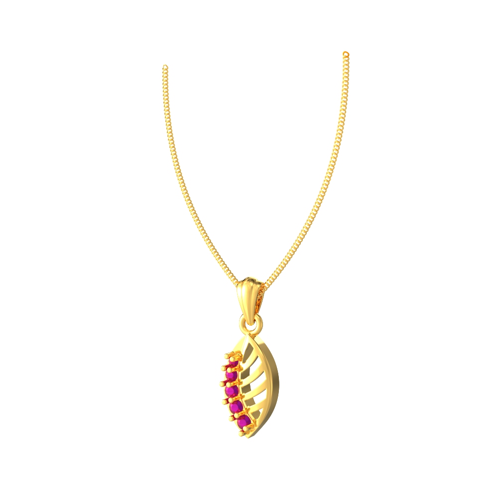 Graceful Arc Pendant-e