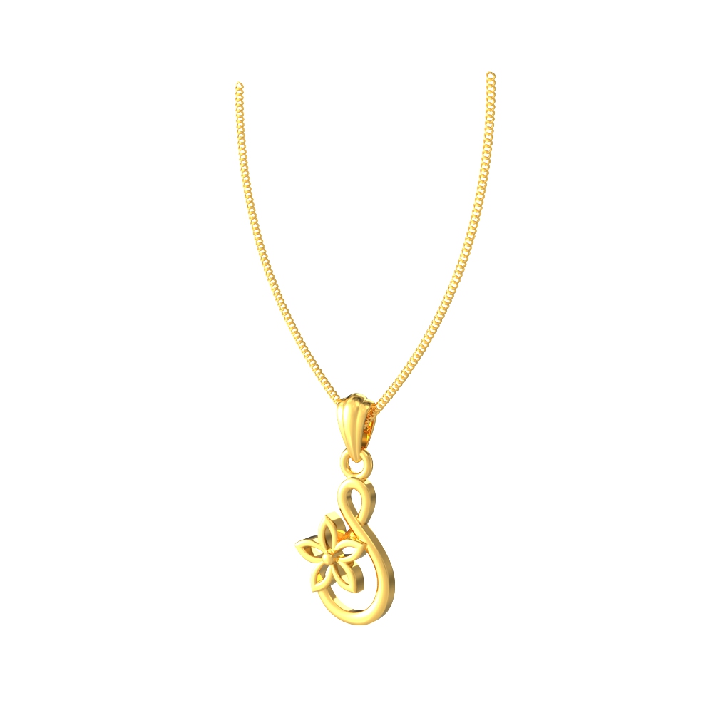 Infinity Flower Pendant-e