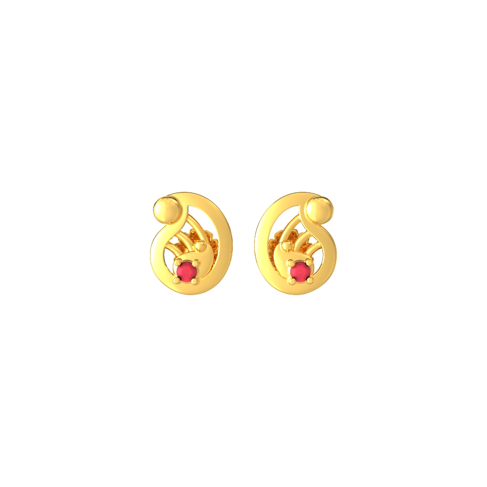 Mango Magic Stud Earrings