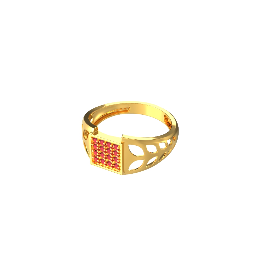 Modern Elegance Square Ring-r