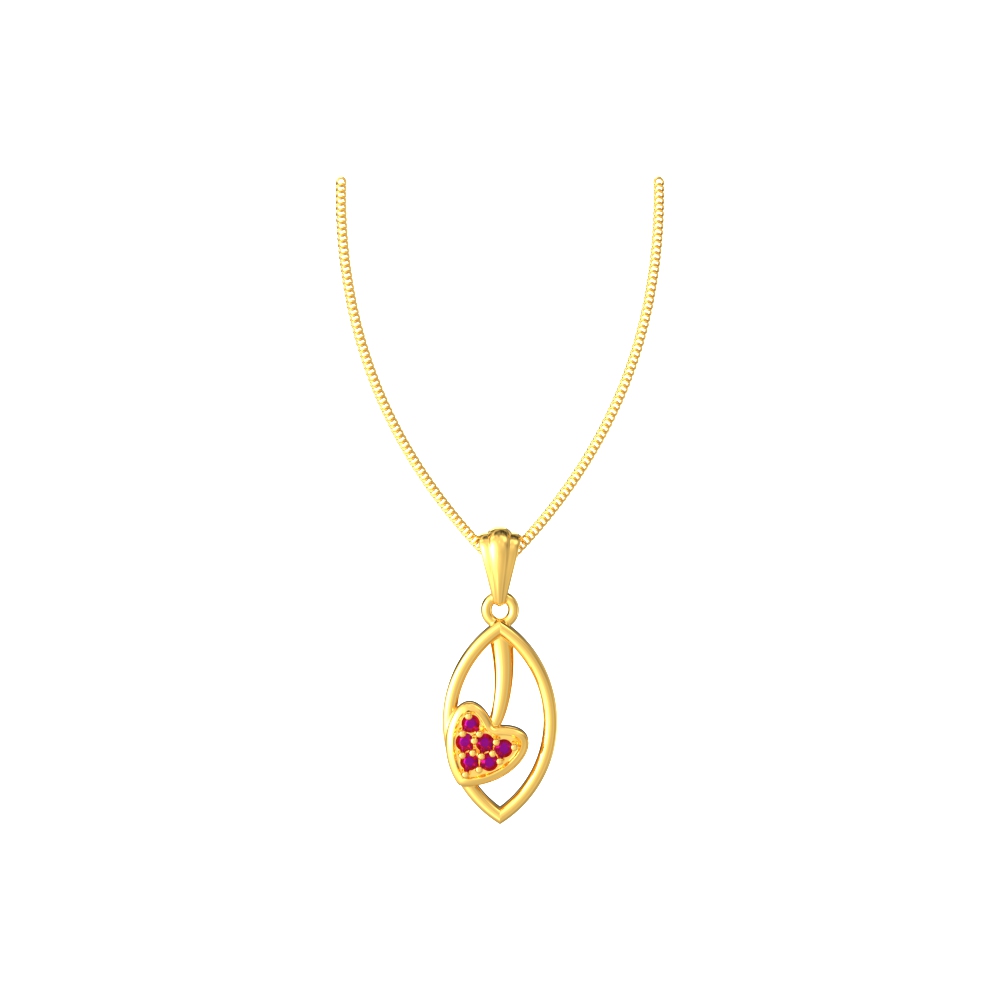 Pear-Heart-Charm-Pendant
