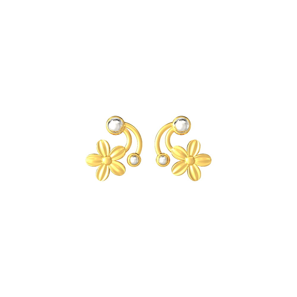 Shimmering-Gold-Studs