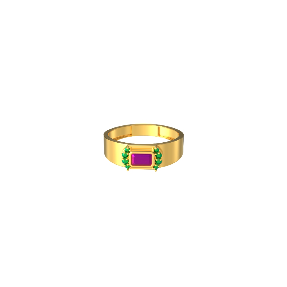 Square Edge Men's Ring
