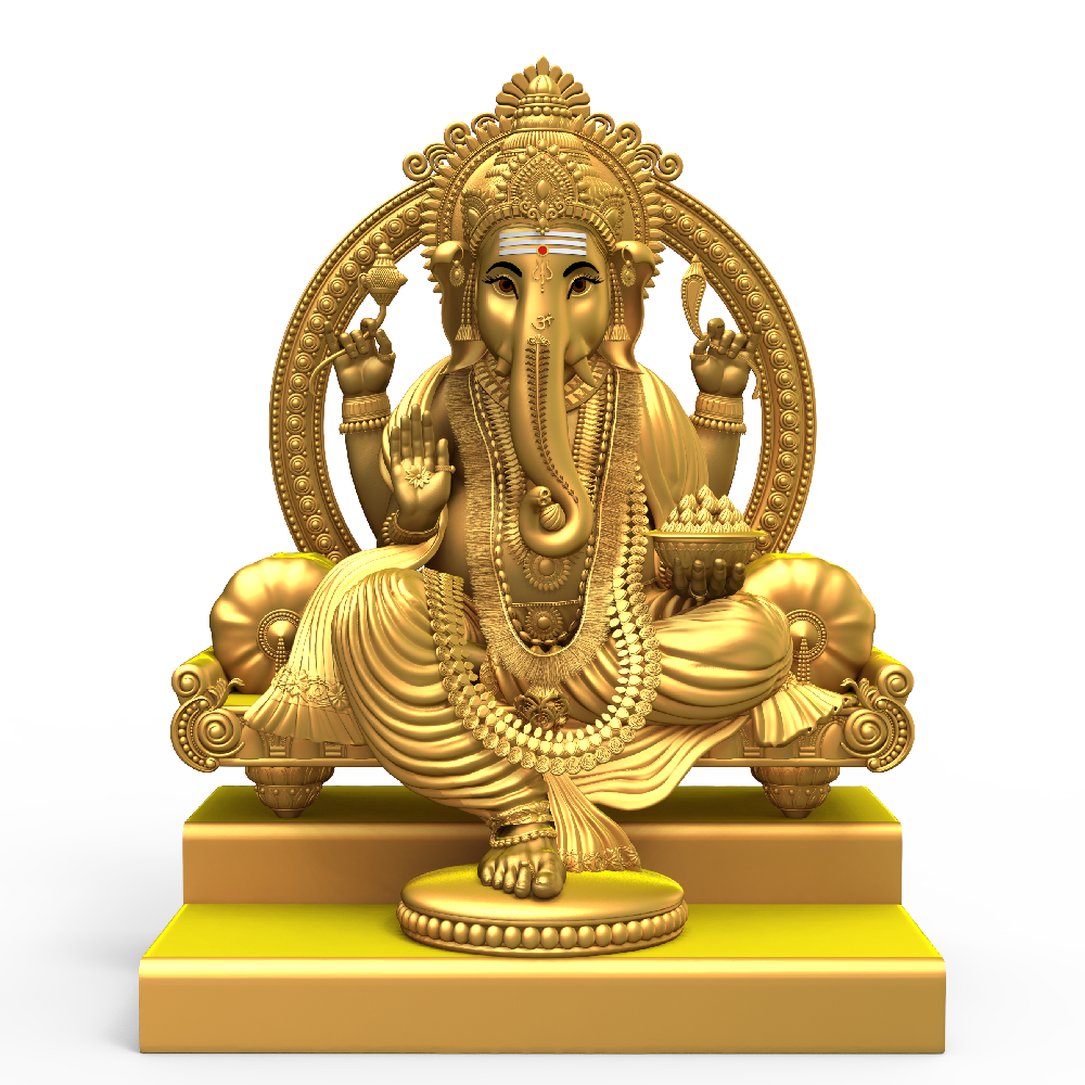 divine-gold-vinayagar-idol