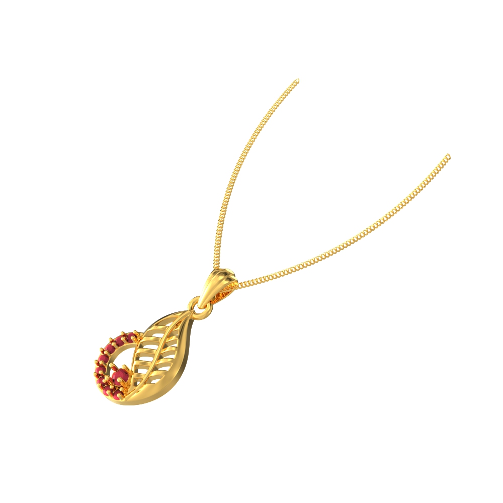 Artistic Swirl Curve Pendant-spe