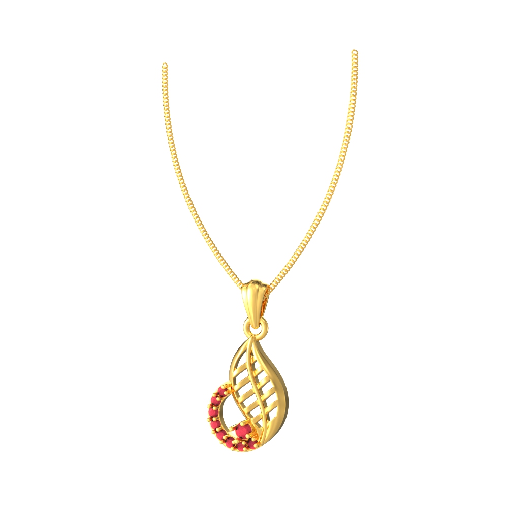 Artistic Swirl Curve Pendant