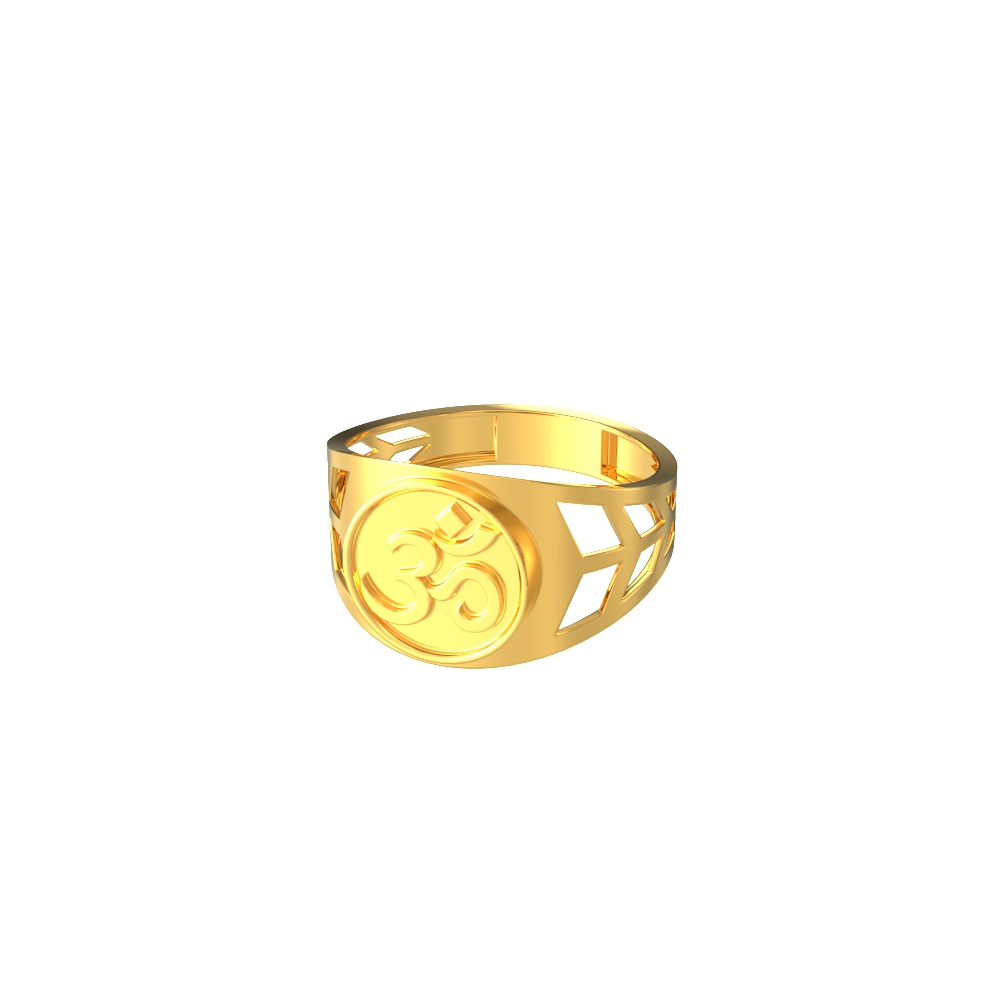 Classic OM Engraved Ring-new