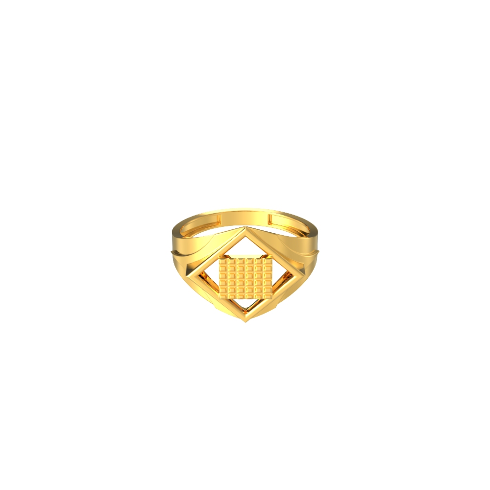 Classic Square Crest Ring