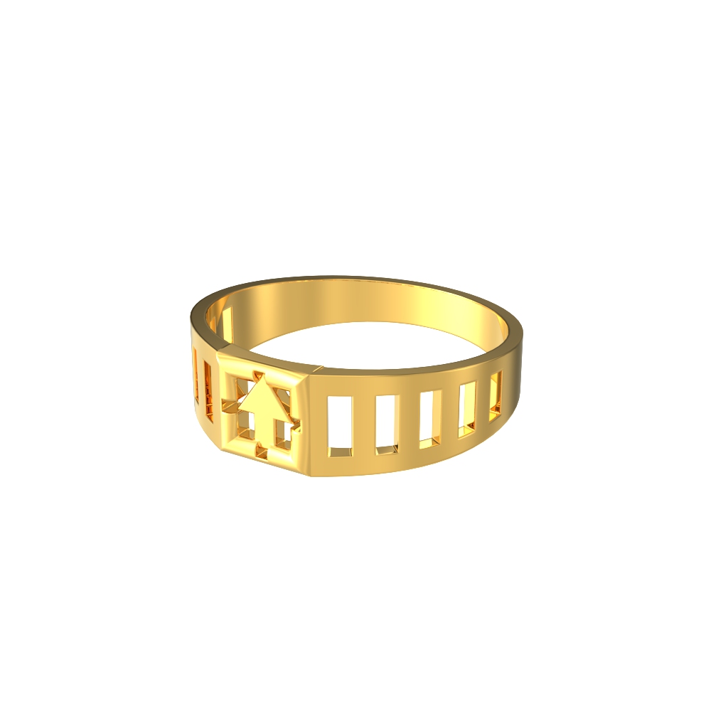 Elegant Arrow Symbol Men's Ring-new
