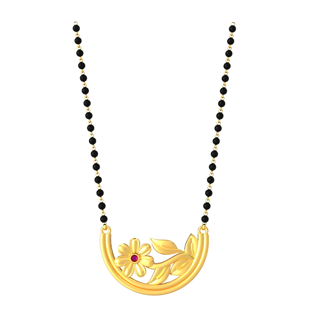 Flower-Adorned-Mangalsutra