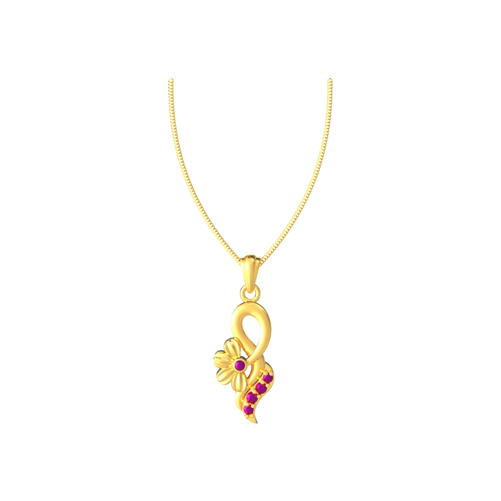 Flower-Charm-Gold-Pendant