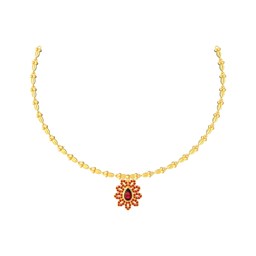Golden-Geometric-Splendour-Necklace