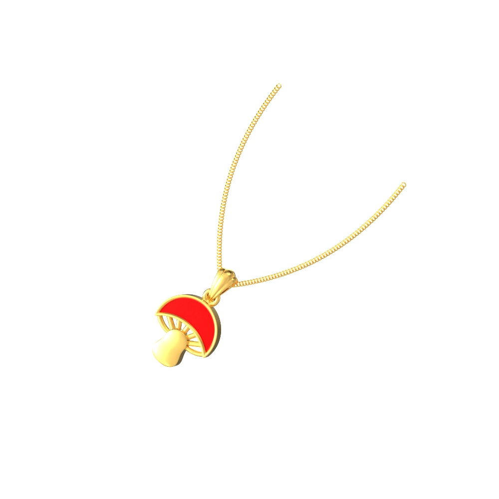 Kids Mushroom Design Pendant