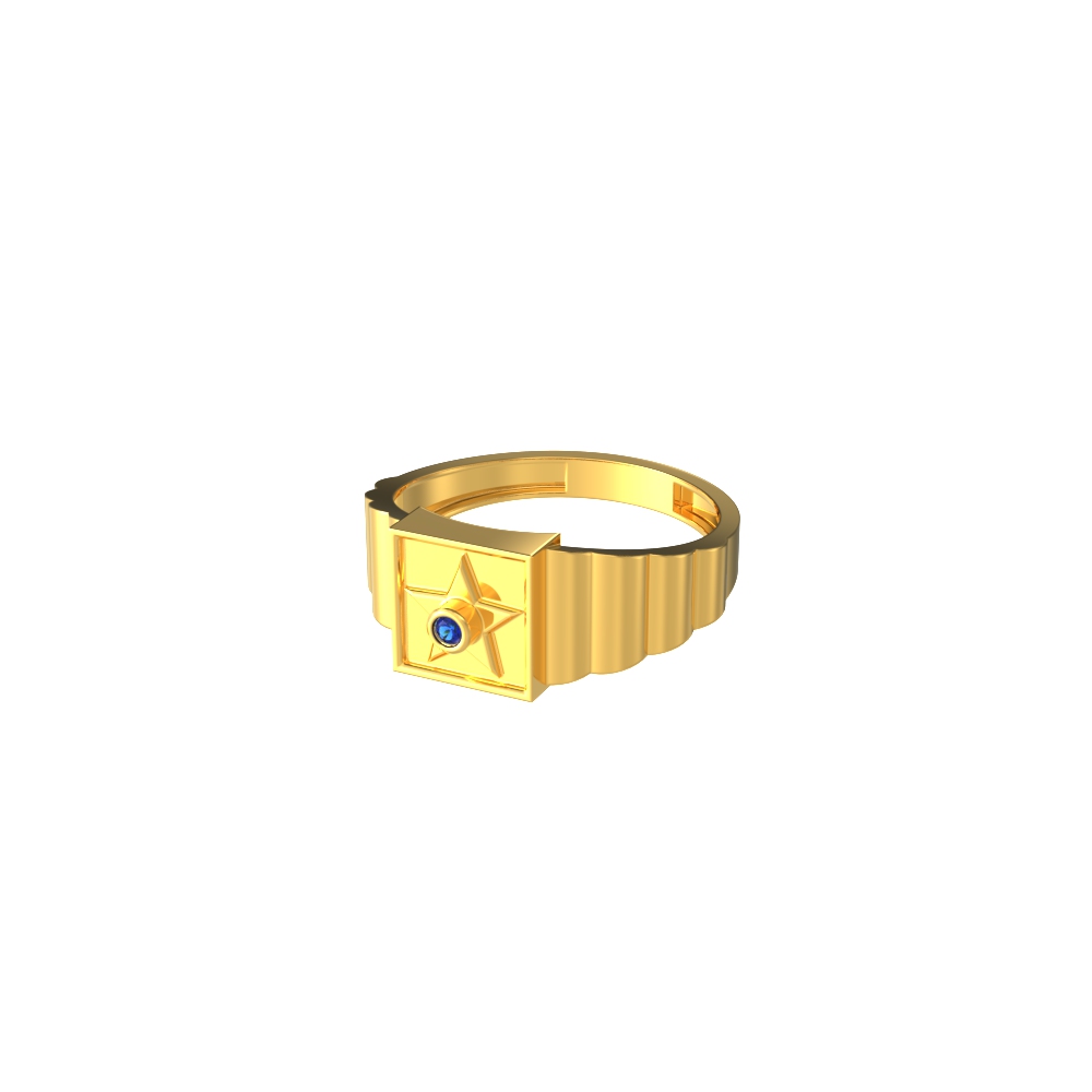 Star Design Men's Ring-new