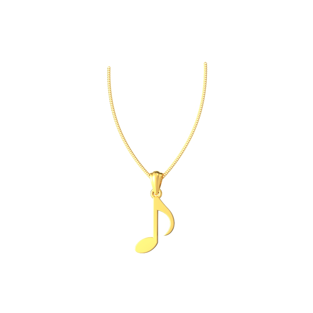 Stylish Music Note Pendant