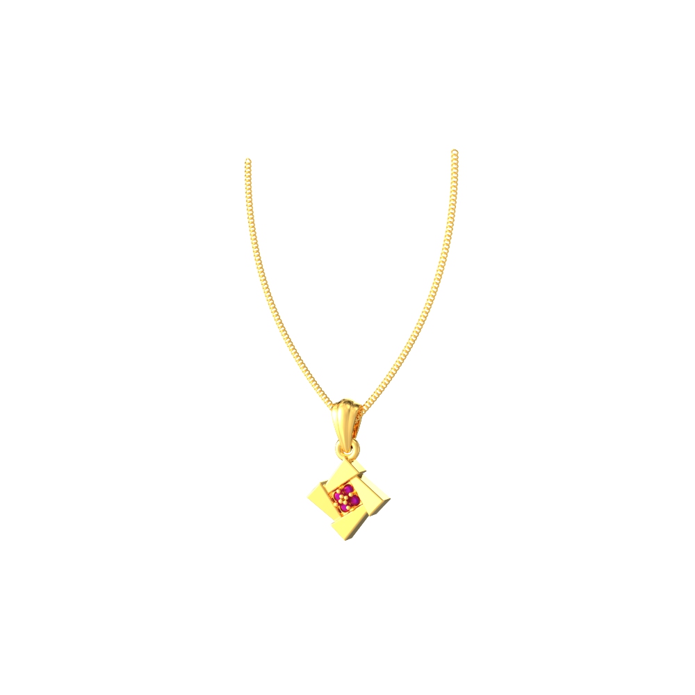 Symmetric Square Pendant-new