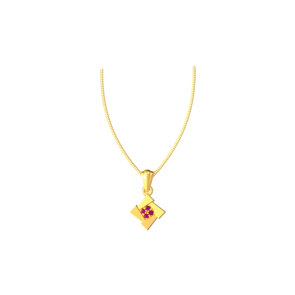 Symmetric Square Pendant