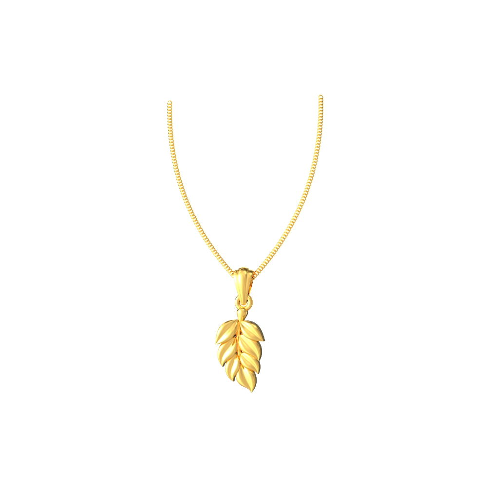 Unisex Nature Leaves Pendant