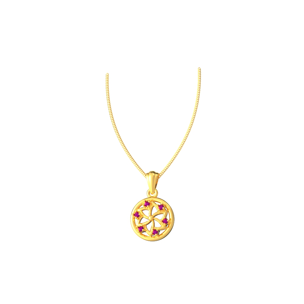 Wildflower Charm Nature Pendant