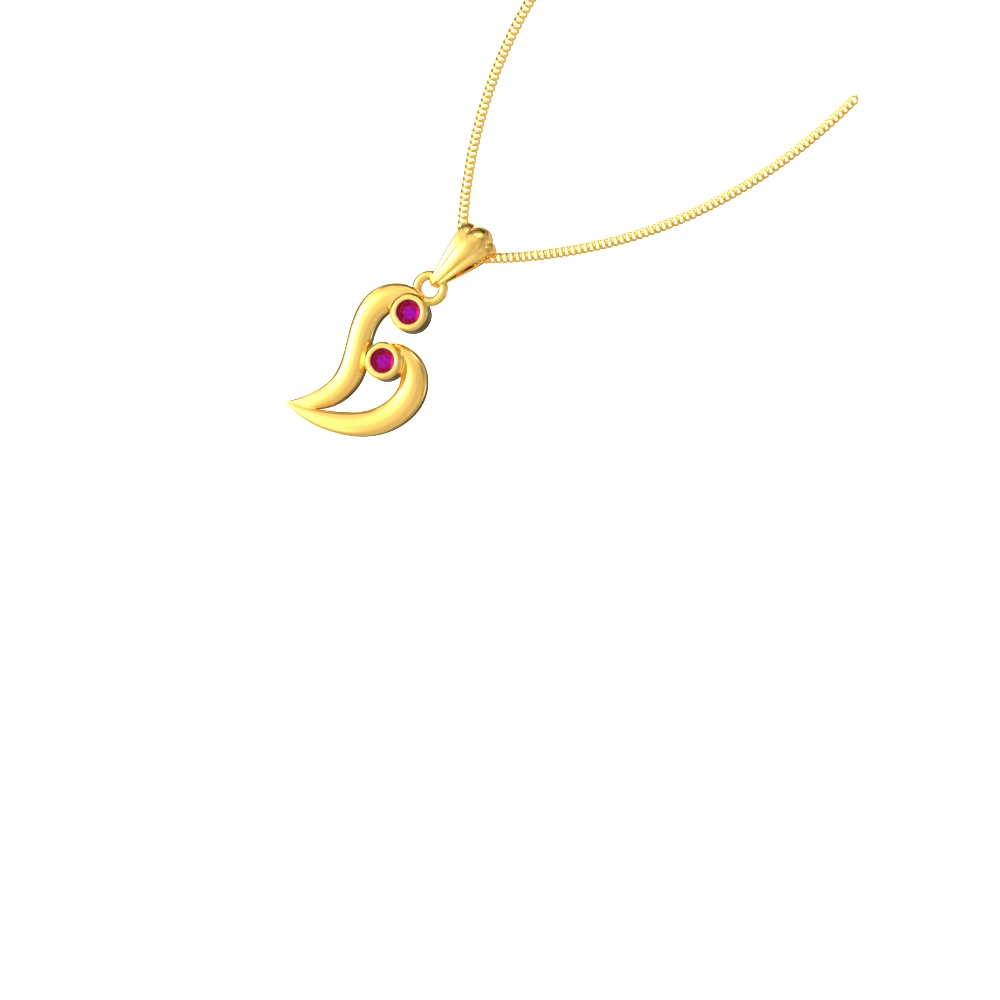Elegant curve line pendant design