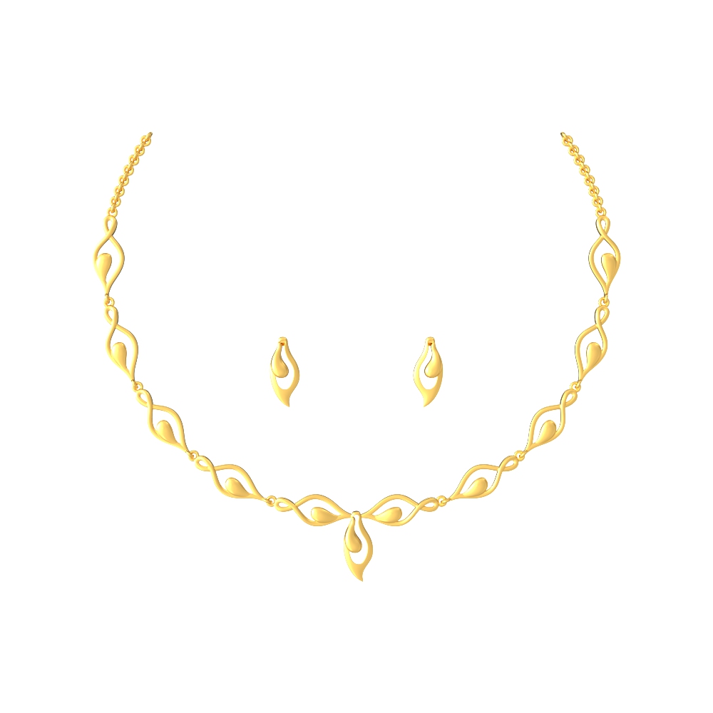 Curve-line-Elegance-Necklace-Set