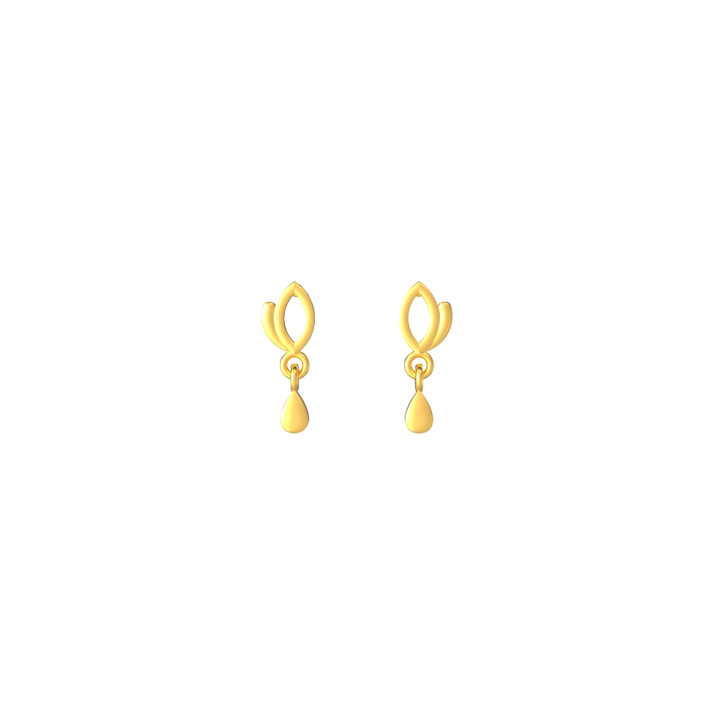 Golden-Flora-Earrings