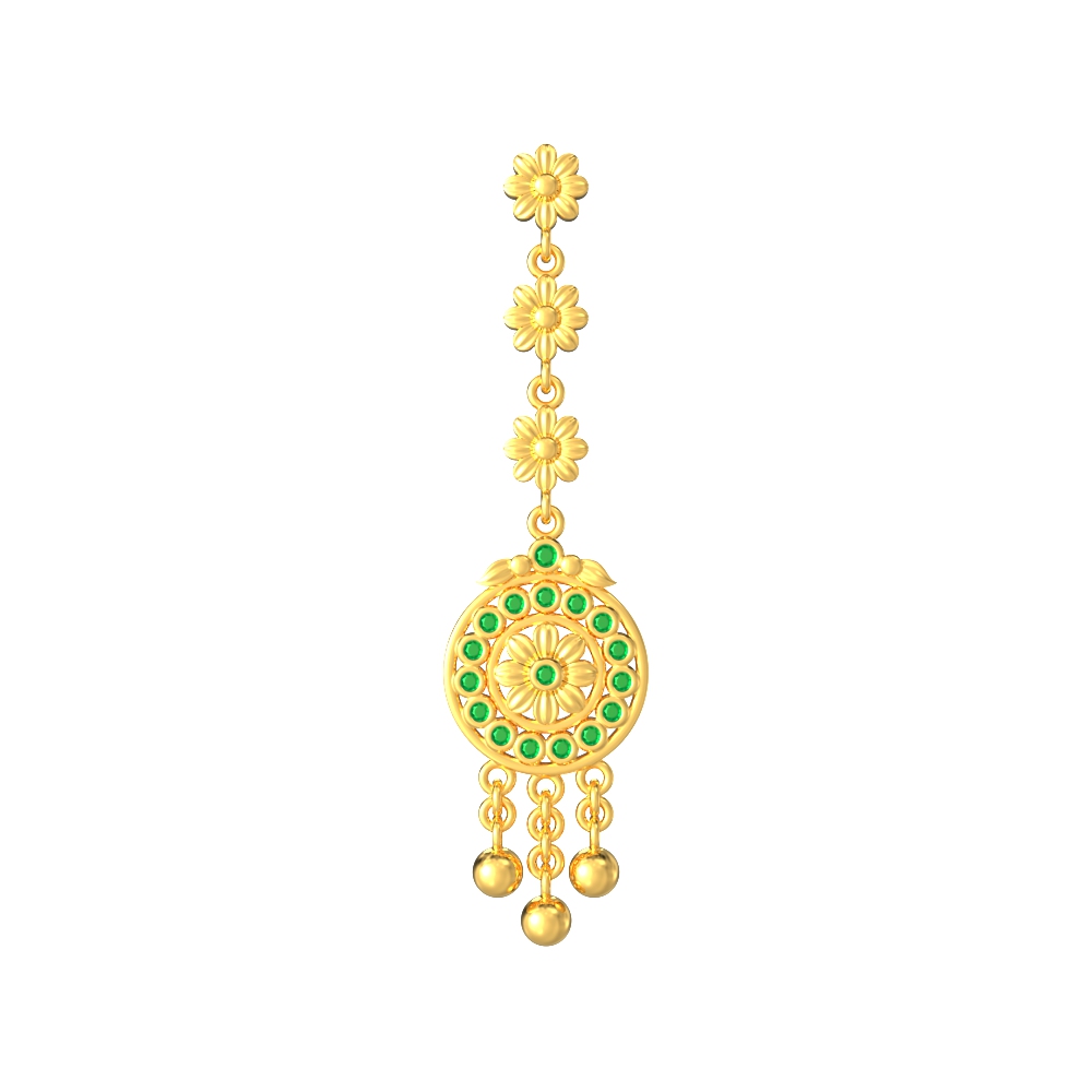Jewel-Encrusted-Gold-Maang-Tikka