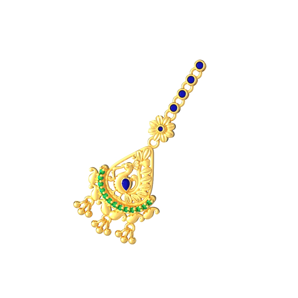 New-Regal-Gold-Maang-Tikka