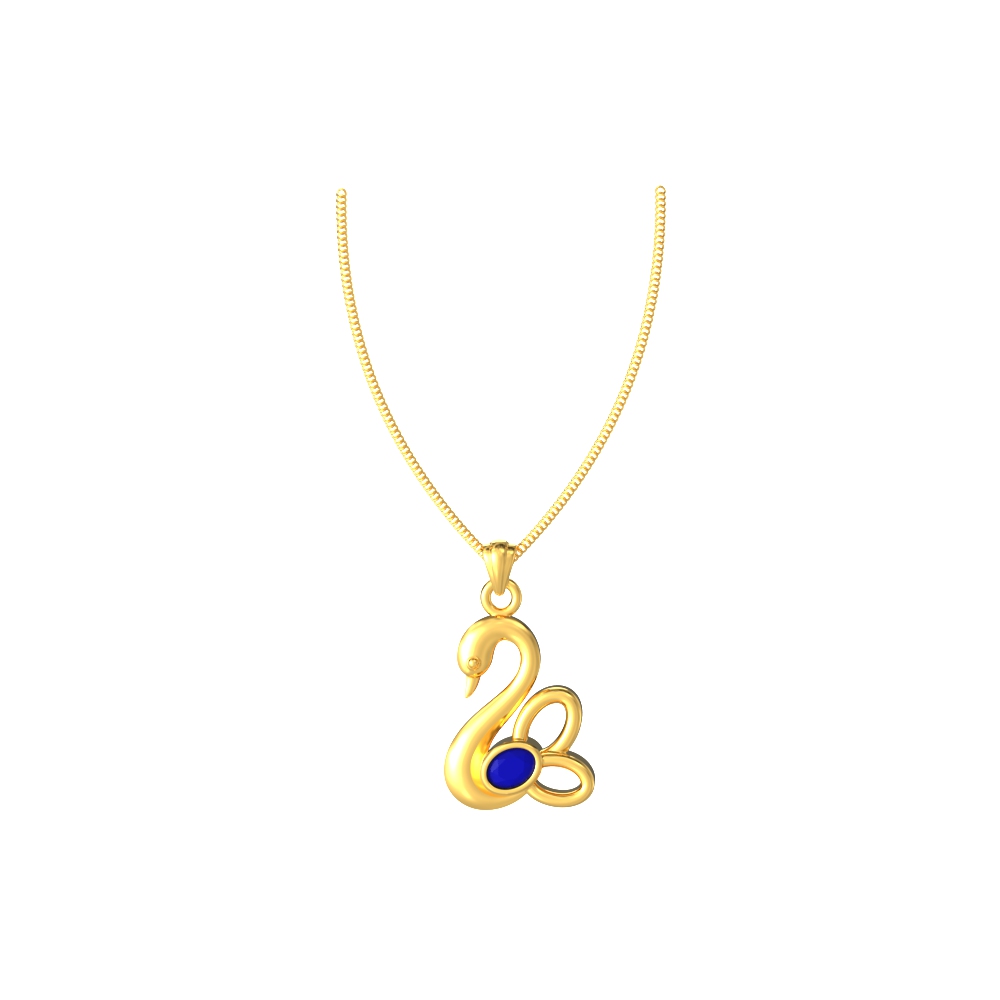 Royal peacock design pendant