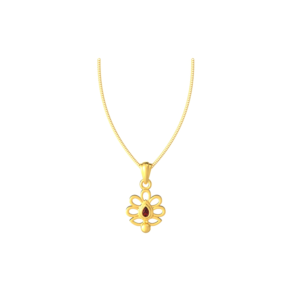 Creative gold pendant featuring an artistic flower design, showcasing unique craftsmanship