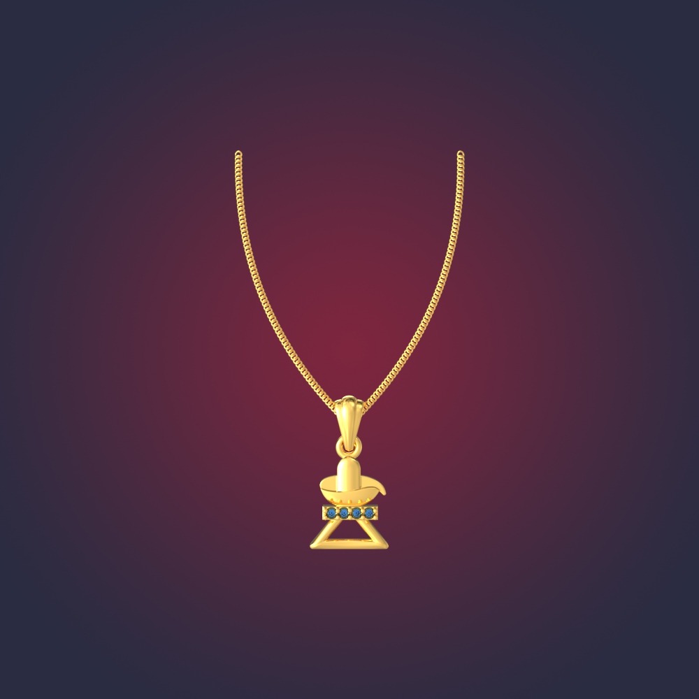 Exquisite Gold God Pendant