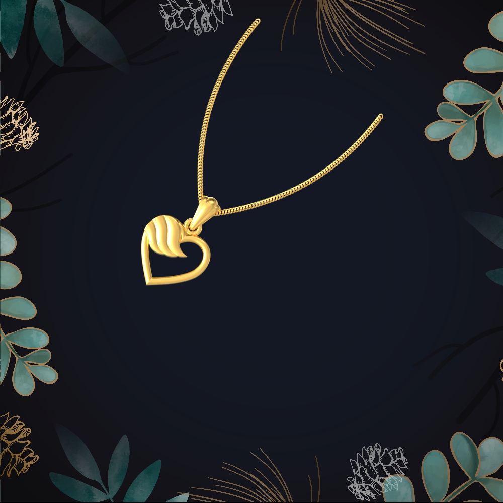 Heart Gold Pendant Chennai