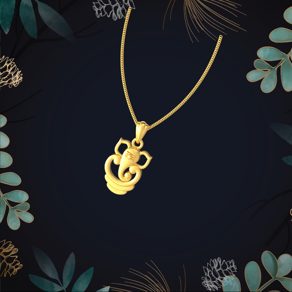 Holy Ganesha Gold Pendant Chennai