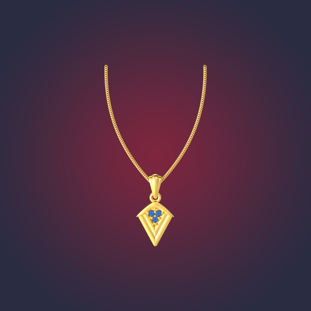 Stylish Triangle Charm Pendant